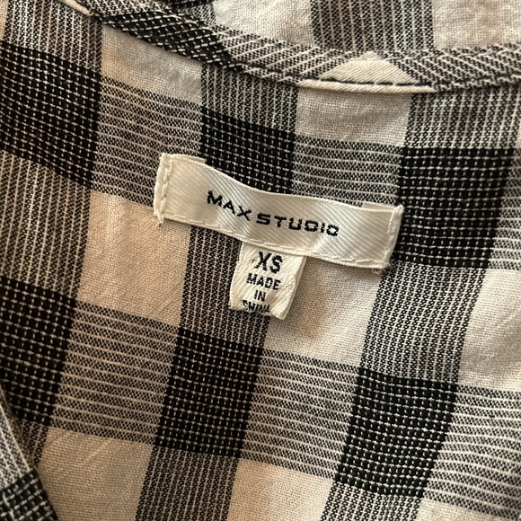 Max Studio Women's Checkered Maxi Dress Size Extra Small - Picture 6 of 6